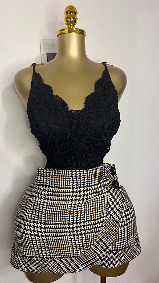 Jupe à carreaux élégante