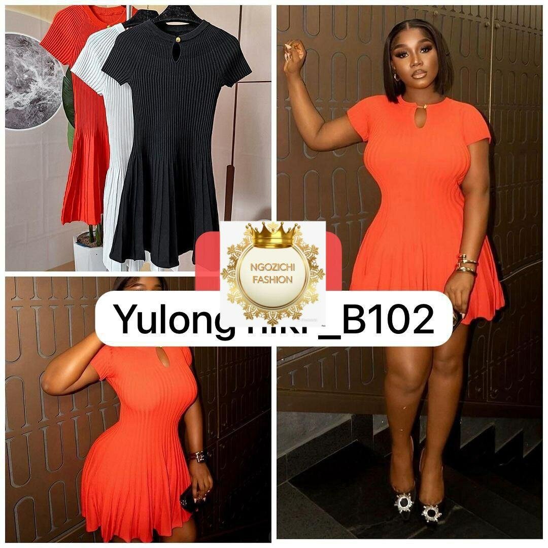 Robe tricotée élégante