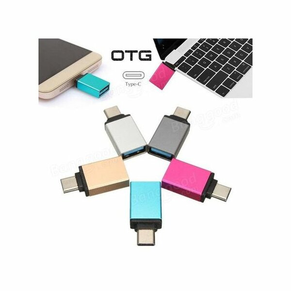 OTG Type-C Compatible Galaxy S9, A70-Tecno Phantom-Huawei P30 ...