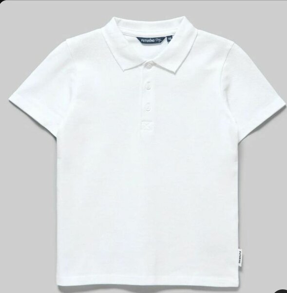 Boys' White Polo Shirt