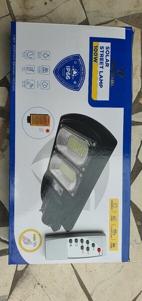 Lampe Solaire de Rue 100W