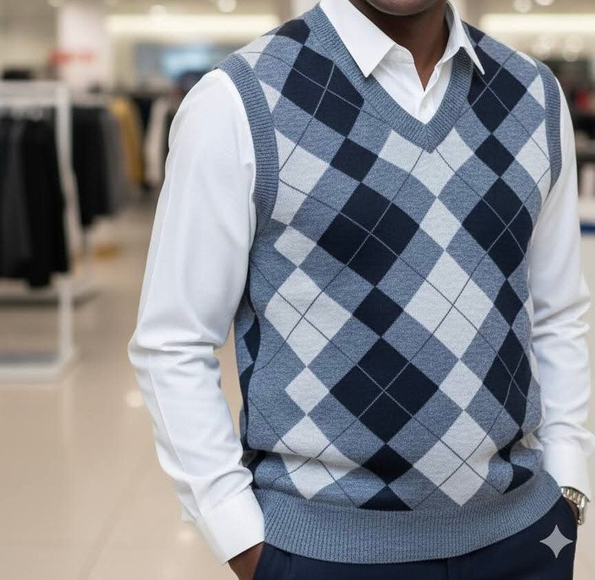 Men's Argyle Sweater Vest