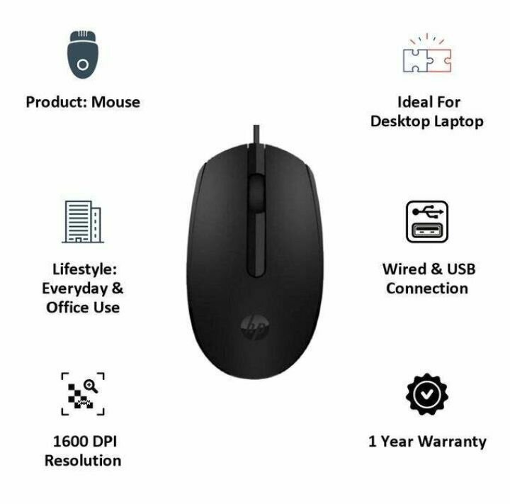 Souris optique filaire HP M10