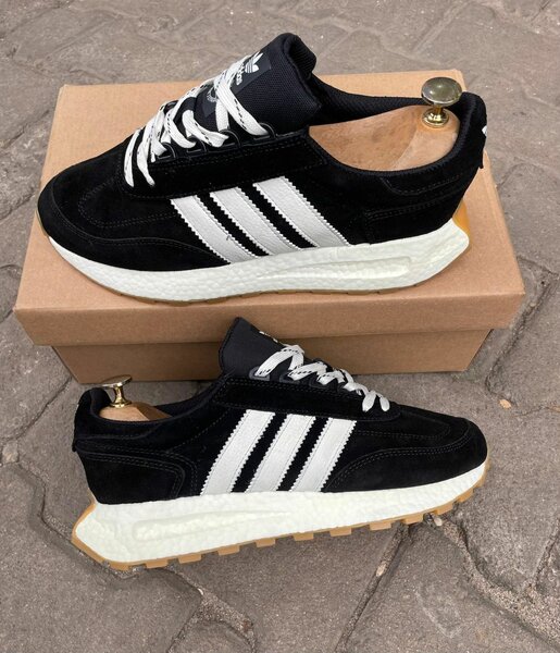 Baskets noires confort Adidas