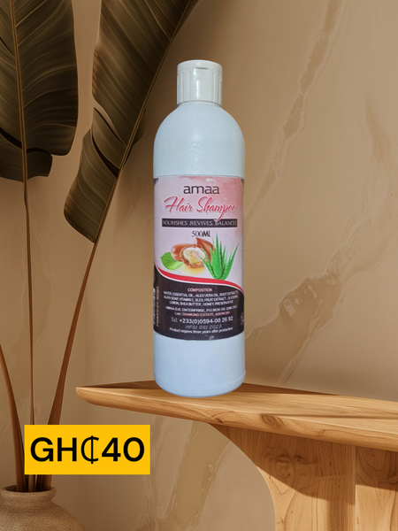 Amaa Aloe Vera & Shea Butter Hair Shampoo - Medium Size