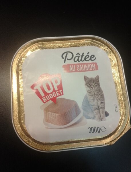 Pâtée pour chat au saumon
