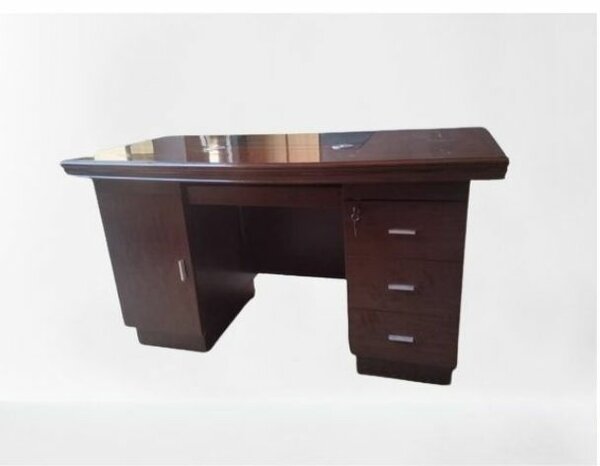 Office Desk Table - Coffee Brown
