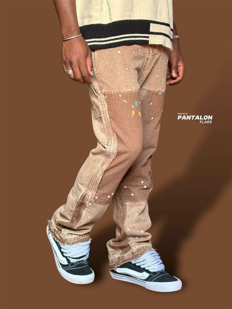Pantalon Flare Décontracté Homme