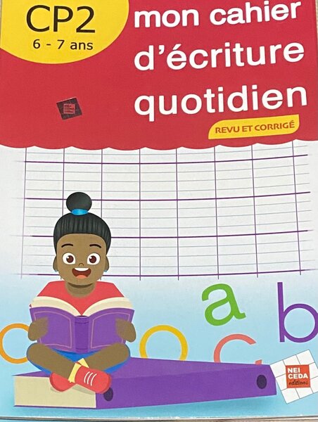 Cahier d'écriture CP2