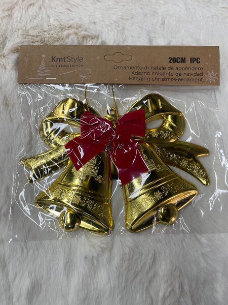 Décoration de Noël Cloche Dorée
