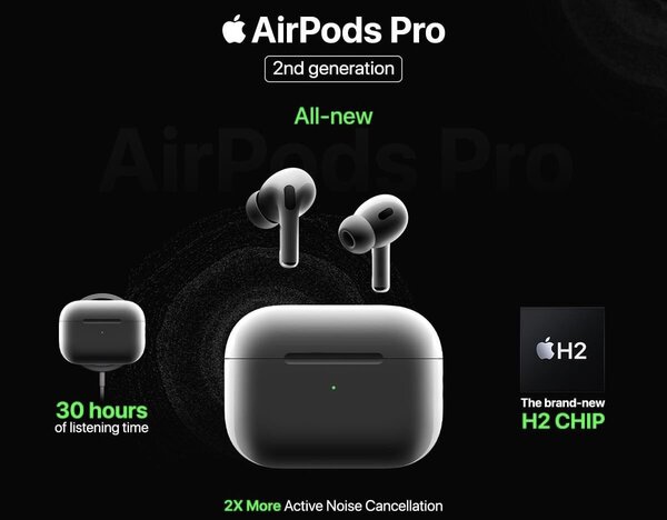 AirPods Pro 2 - Écouteurs Bluetooth