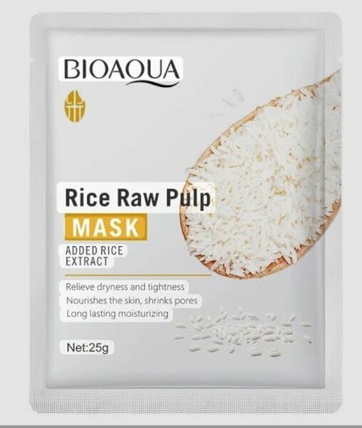 BIOAQUA Rice Face Mask
