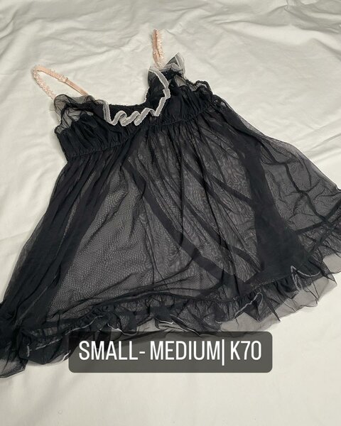 Beautiful Women's Pajama Dress black