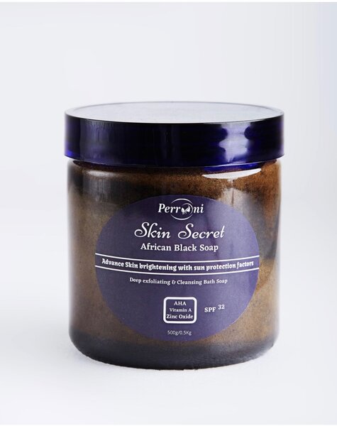 Skin secret brightening and herbal black soap