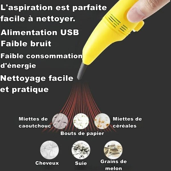Mini aspirateur USB clavier