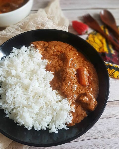 Délicieux Riz Sauce Arachide