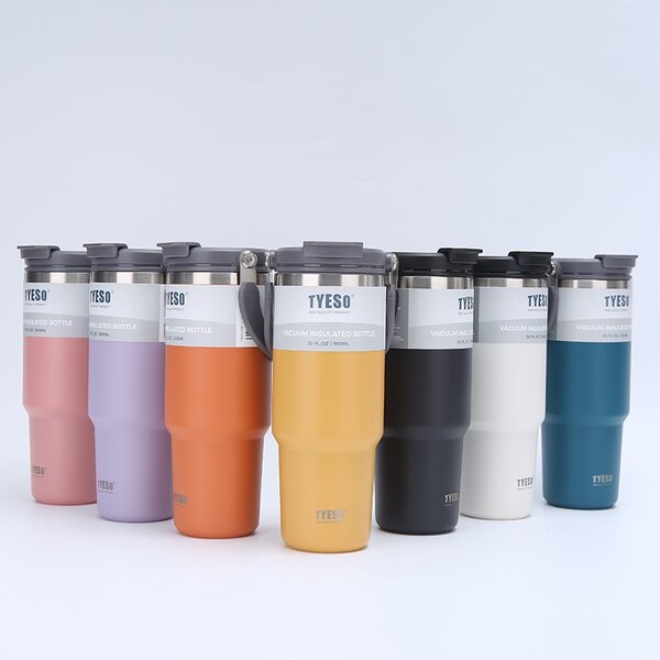Original Tyeso straw insulated cup tumbler
