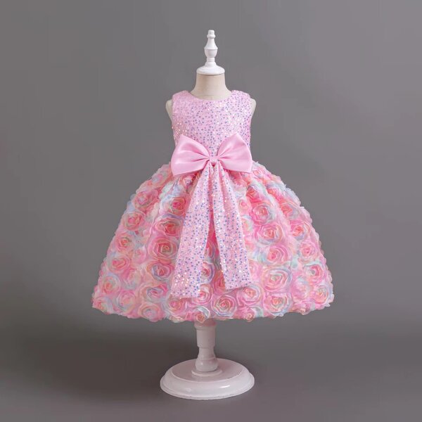 Robe de Cérémonie Fille Fleurie