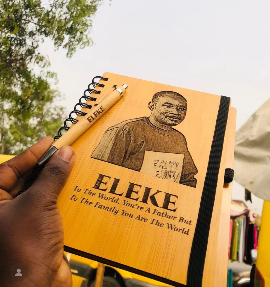 Customized Bamboo book and Pen