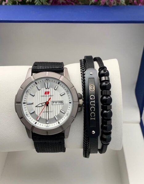 A watch and a bracelet