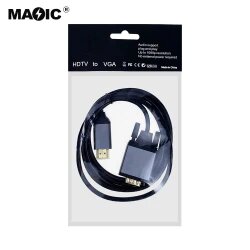 Câble VGA vers HDMI ( audio + usb ) 1.8 mètres