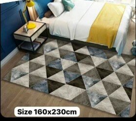 Beautiful and cozy patterned carpet