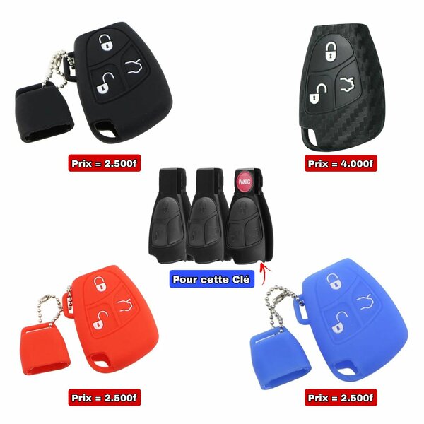Habillage de clé Mercedes