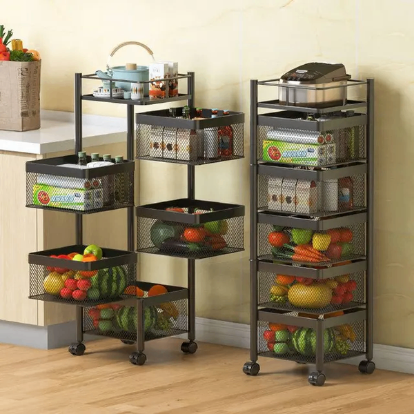 5 Layers Kitchen Trolley
