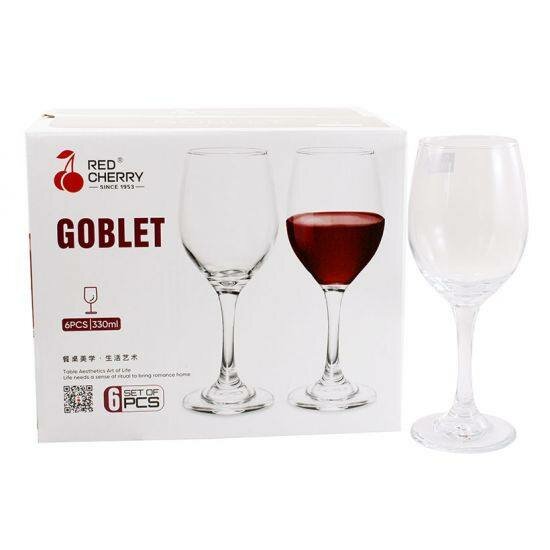 Lot de 6 Verres à Vin 300ml