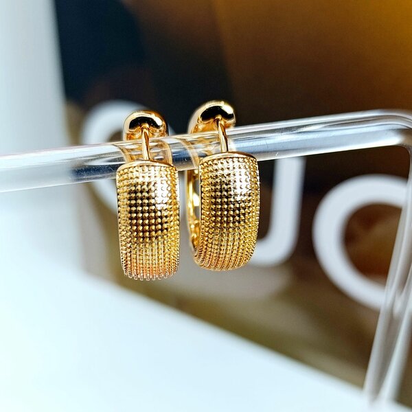 Boucles d'oreilles créoles dorées