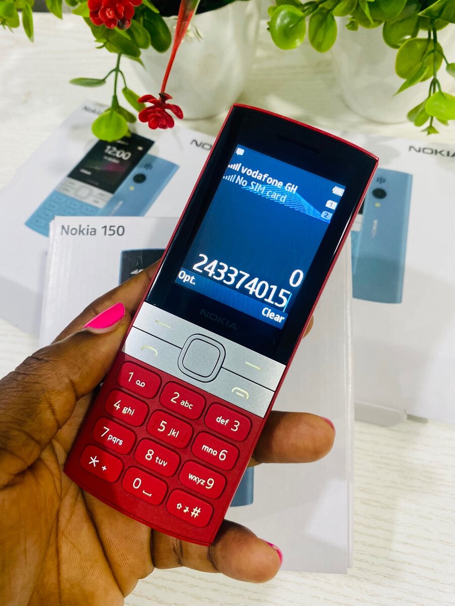 Nokia 150 2023 model. Red