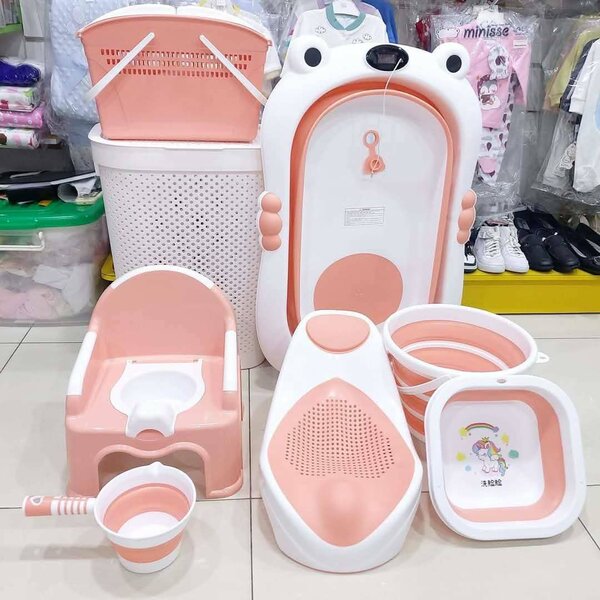 Set de Bain Bébé en Plastique