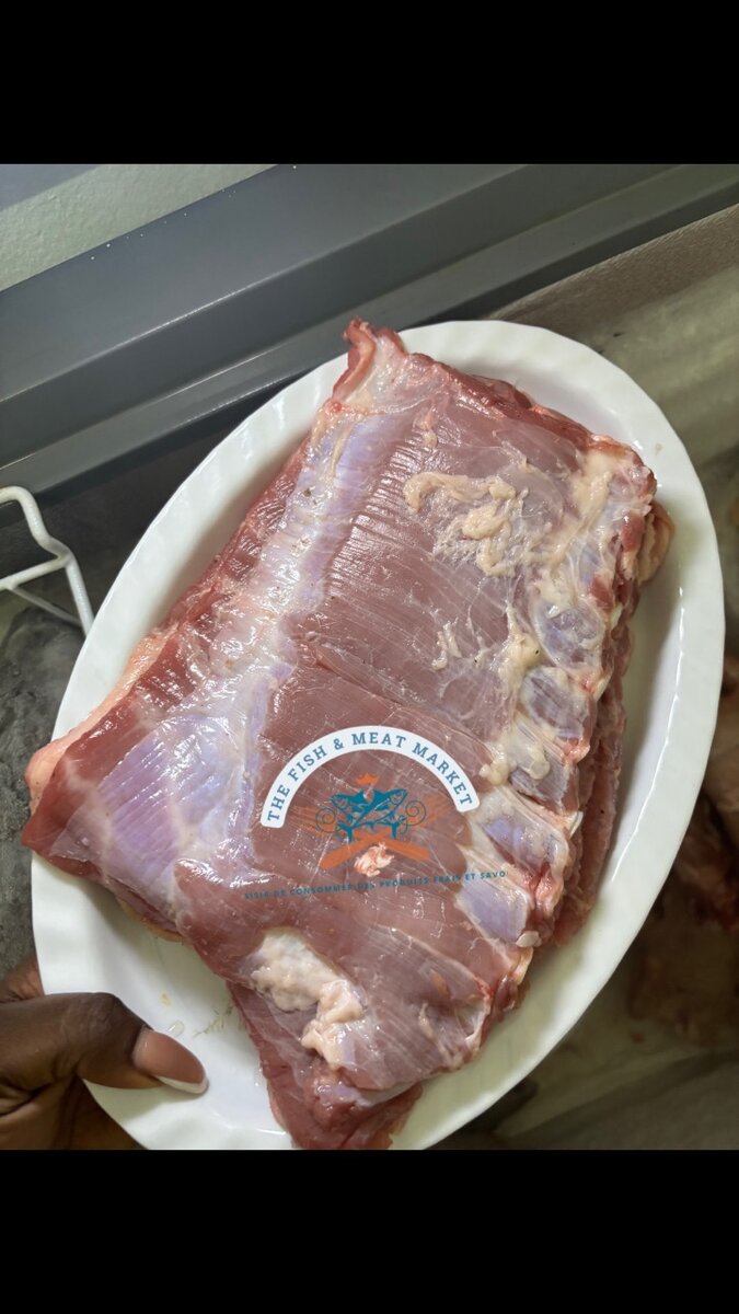 Côte et travers de porc