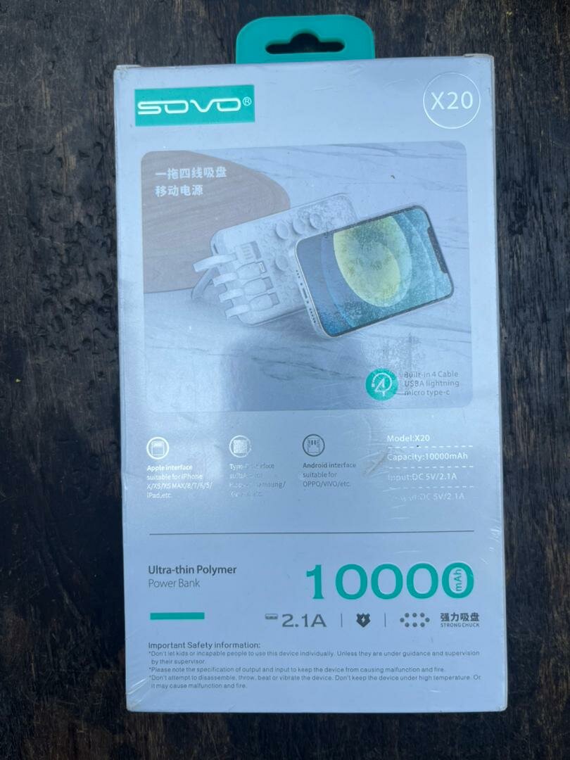 SOVO X20 Batterie Externe 10000mAh
