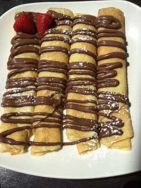 Crêpes gourmandes au chocolat