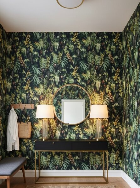 papier peint botanique.