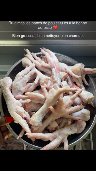 Pattes de poulet