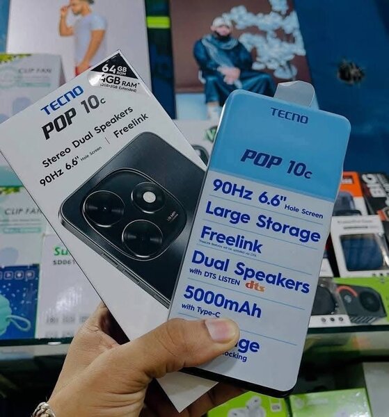 TECNO POP 10c 6.6" Smartphone