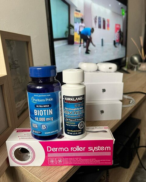 Kirkland + Biotin + Derma Roller (Hair and Beard Growth)