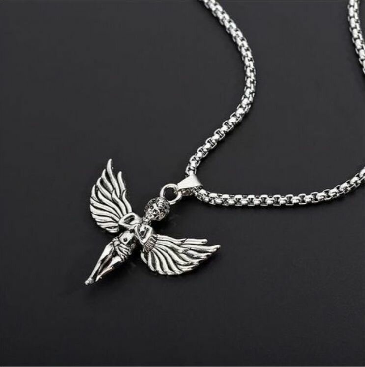 Collier Ange Ailé Argent