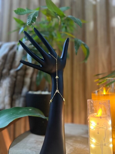 Bracelet chaîne élégant doré