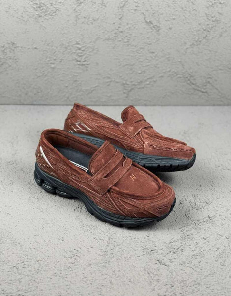 New balance daim marron