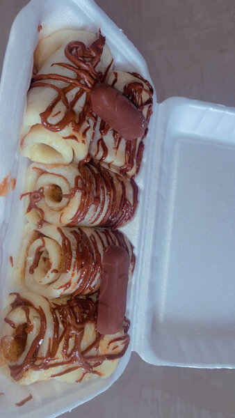 Crêpes roulées au Nutella