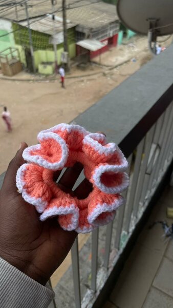 Élastique à cheveux en laine