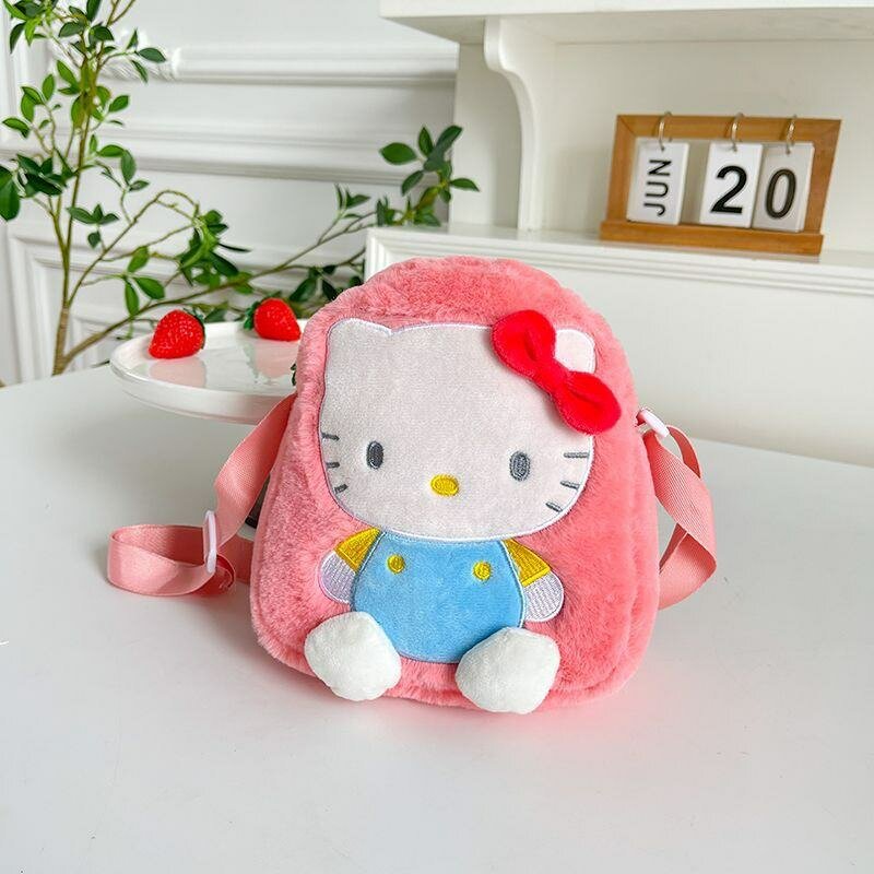 Sac bandoulière peluche