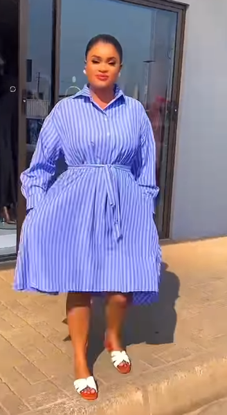 Women's Short Striped Dress