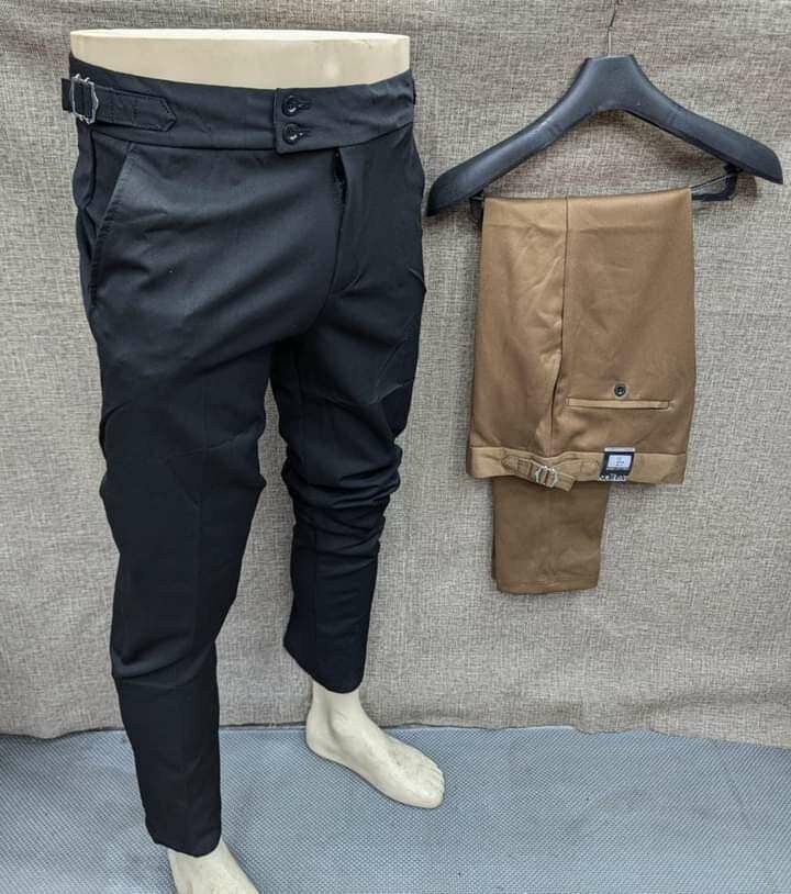Beltless trousers