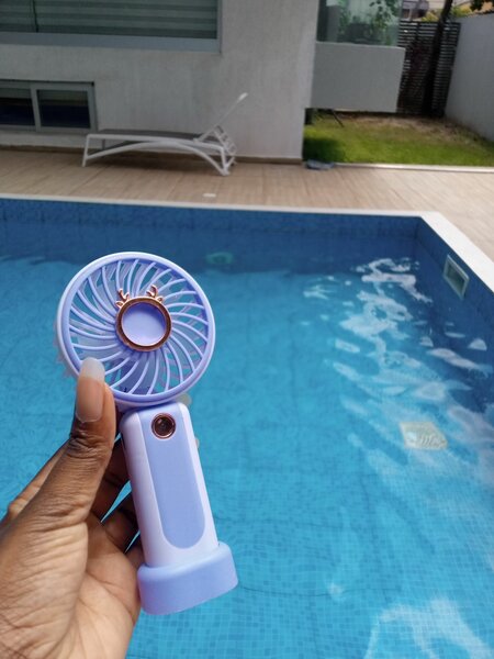 Makeup  Fan /hand mini Rechargeable Fan