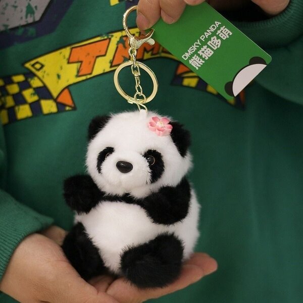 Pendentif voiture panda