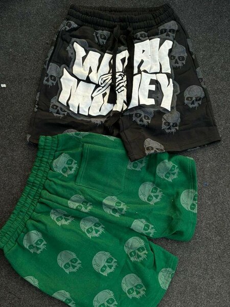 Shorts imprimés pour hommes crânes